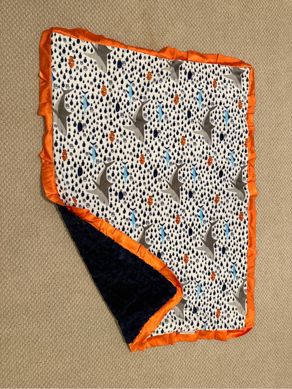 Finding Nemo Minky Couture Blanket